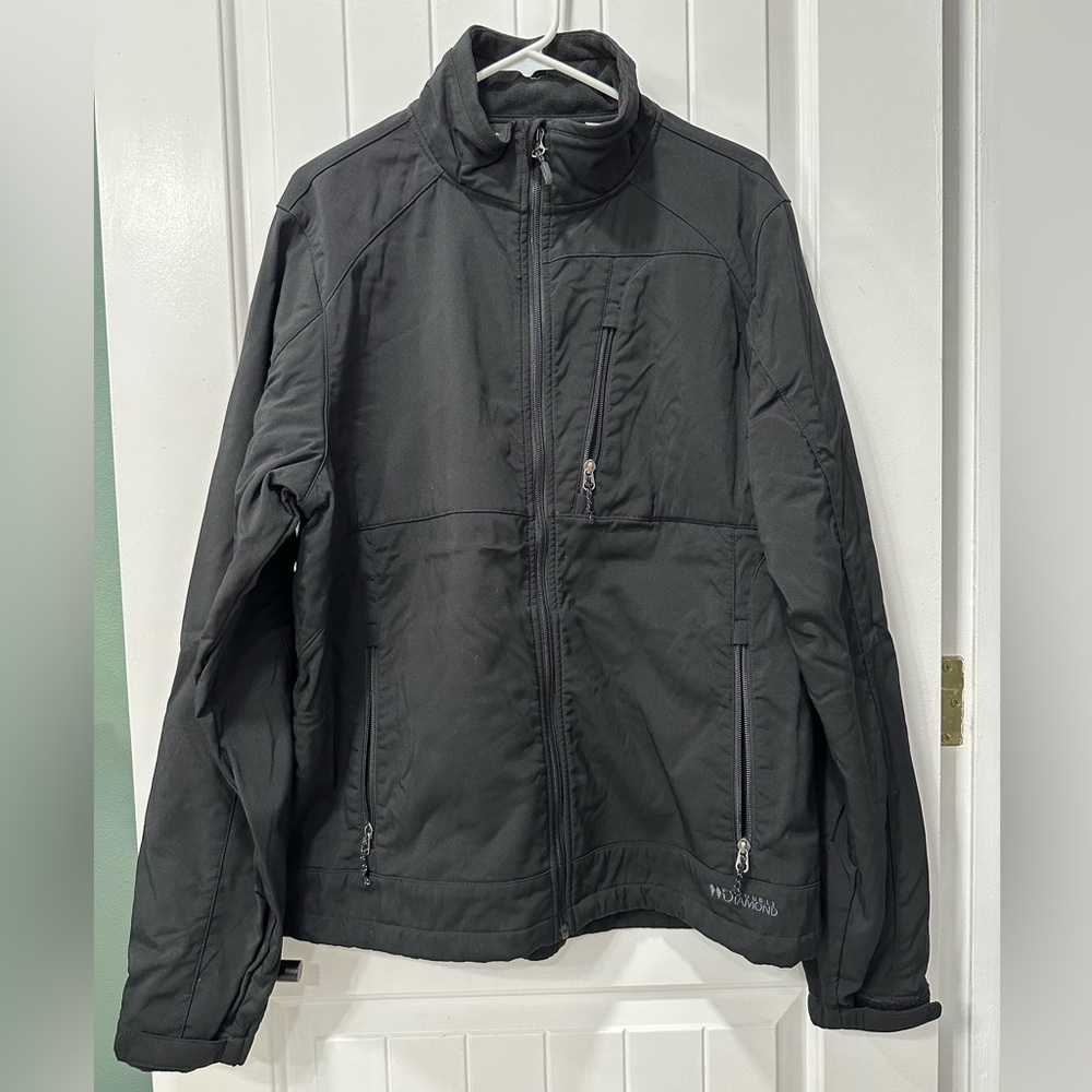 Men’s Black Diamond Jacket in Black